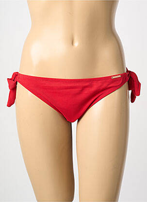 Bas de maillot de bain stretch bikini rouge YSABEL MORA femme