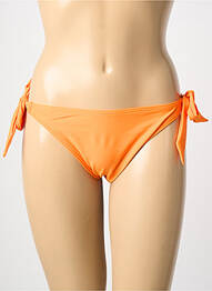 Bas de maillot de bain stretch bikini orange LAGON BLEU femme