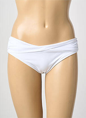 Bas de maillot de bain stretch culotte blanc SEAFOLLY femme