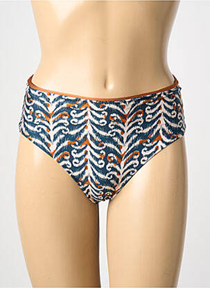 Bas de maillot de bain imprimé fantaisie culotte bleu RIO DE SOL femme