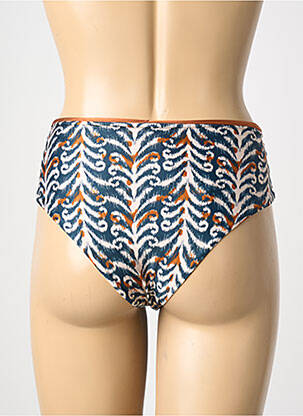 Bas de maillot de bain imprimé fantaisie culotte bleu RIO DE SOL femme