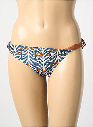 Bas de maillot de bain imprimé fantaisie culotte bleu RIO DE SOL femme