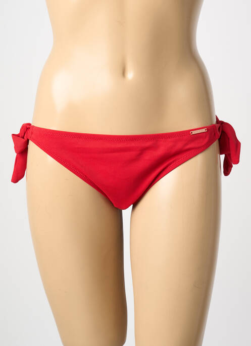 Bas de maillot de bain stretch bikini rouge YSABEL MORA femme