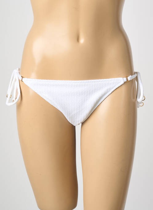 Bas de maillot de bain stretch bikini blanc SEAFOLLY femme