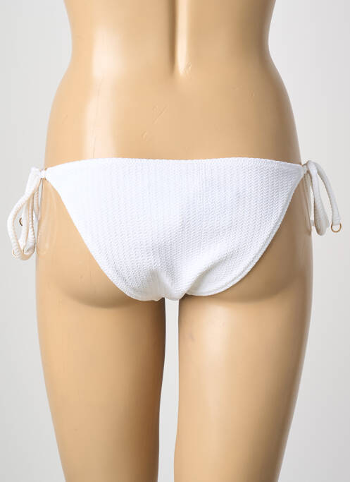 Bas de maillot de bain stretch bikini blanc SEAFOLLY femme