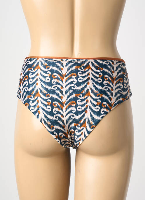Bas de maillot de bain imprimé fantaisie culotte bleu RIO DE SOL femme