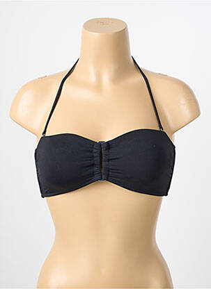 Haut de maillot de bain stretch haut soutien-gorge avec mousse de rembourrage amovible noir SEAFOLLY femme