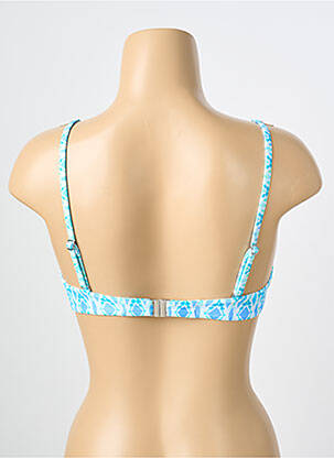 Haut de maillot de bain stretch haut soutien-gorge balconnet bleu OLYMPIA femme