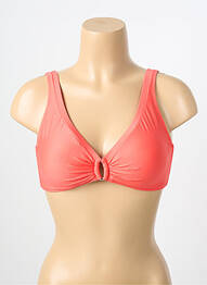 Haut de maillot de bain stretch haut soutien-gorge moulé rose TESSY femme