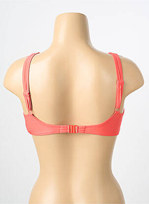 Haut de maillot de bain stretch haut soutien-gorge moulé rose TESSY femme