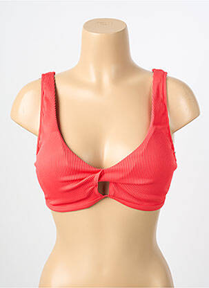 Haut de maillot de bain stretch haut soutien-gorge moulé rose PROTEST femme