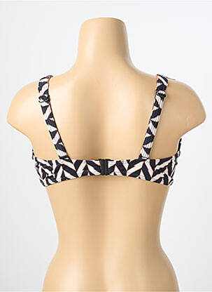 Haut de maillot de bain stretch haut soutien-gorge emboitant noir OLYMPIA femme
