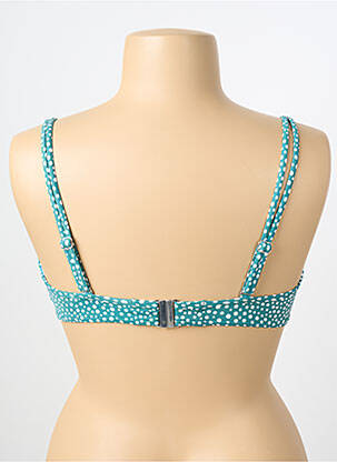 Haut de maillot de bain stretch haut soutien-gorge emboitant bleu OLYMPIA femme