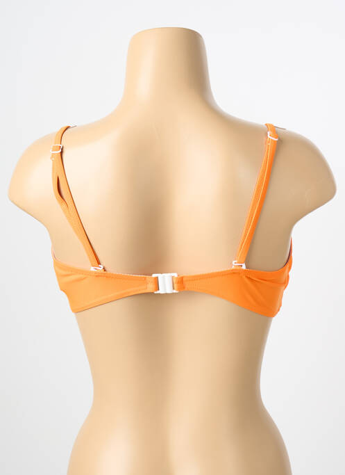Haut de maillot de bain stretch haut soutien-gorge emboitant orange LAGON BLEU femme