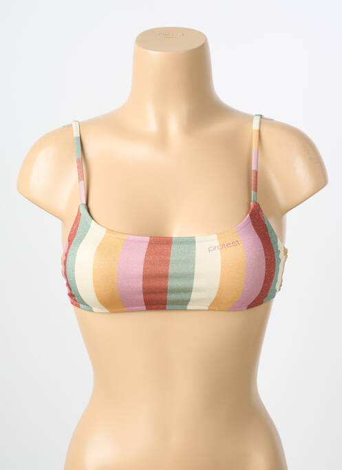Haut de maillot de bain stretch brassieres rose PROTEST femme