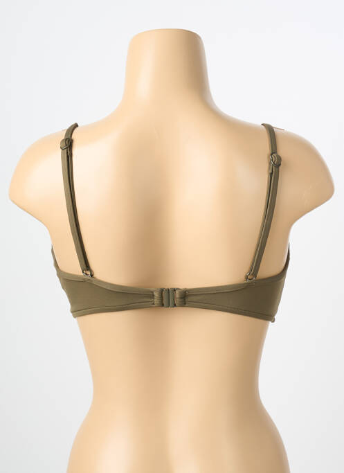 Haut de maillot de bain stretch haut soutien-gorge moulé vert SEAFOLLY femme