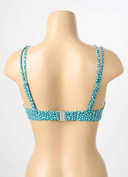 Haut de maillot de bain stretch haut soutien-gorge emboitant bleu OLYMPIA femme