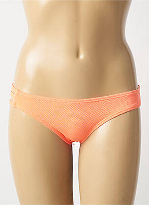 Bas de maillot de bain stretch culotte orange DAG ADOM femme