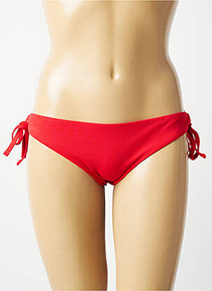 Bas de maillot de bain stretch bikini rouge DAG ADOM femme