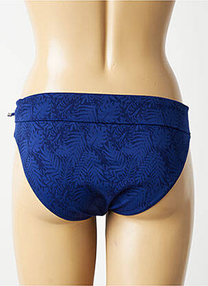 Bas de maillot de bain imprimé fantaisie culotte bleu SUN PLAYA femme