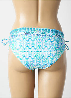 Bas de maillot de bain imprimé fantaisie bikini bleu OLYMPIA femme