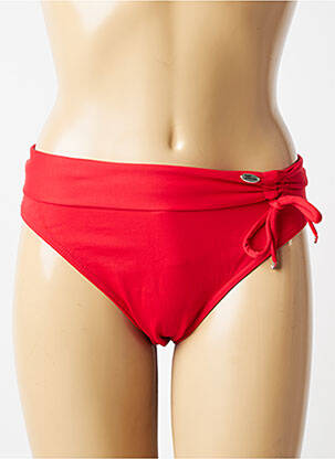Bas de maillot de bain stretch culotte rouge SUN PLAYA femme