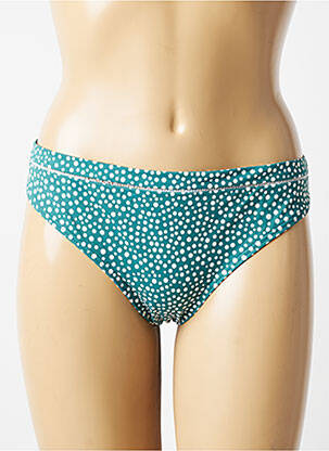 Bas de maillot de bain stretch culotte vert OLYMPIA femme