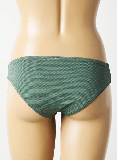 Bas de maillot de bain stretch culotte vert DAG ADOM femme