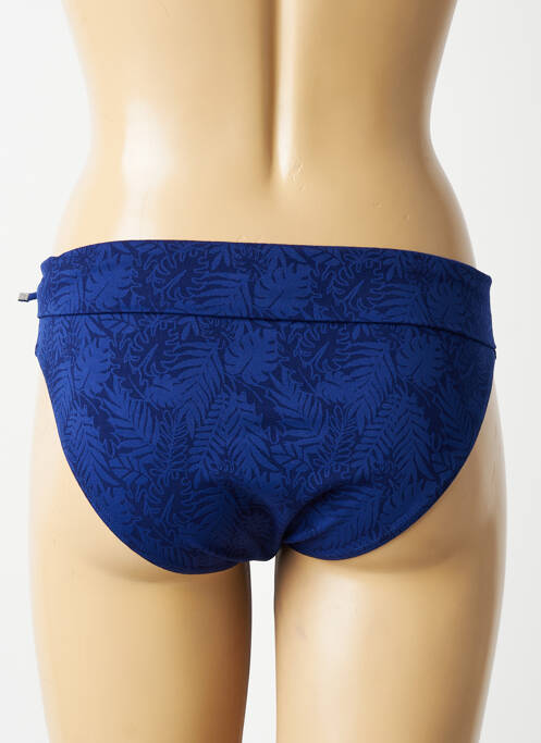 Bas de maillot de bain imprimé fantaisie culotte bleu SUN PLAYA femme