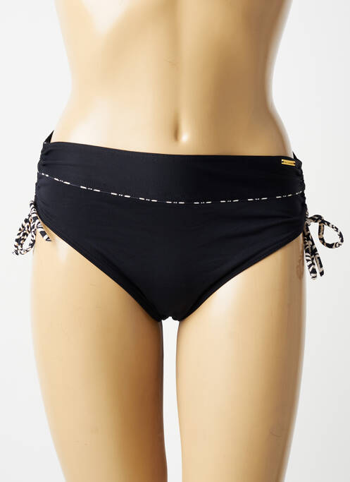 Bas de maillot de bain stretch culotte noir MISS CARAÏBES femme