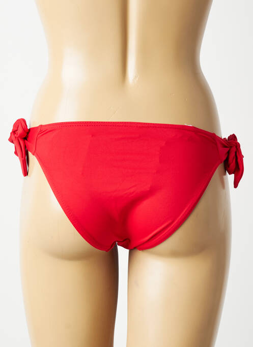 Bas de maillot de bain stretch bikini rouge LPB femme