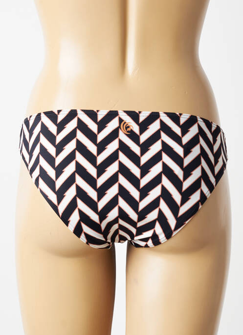 Bas de maillot de bain imprimé fantaisie culotte noir OLYMPIA femme