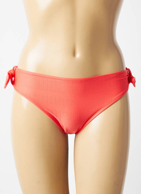 Bas de maillot de bain stretch bikini orange TESSY femme