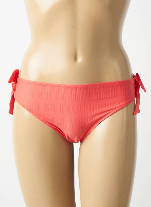 Bas de maillot de bain stretch culotte orange TESSY femme