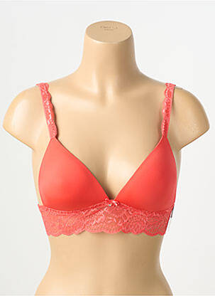 Soutien-gorge effet matière satinée haut soutien-gorge moulé rose AUBADE femme