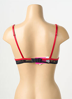 Soutien-gorge effet matière satinée haut soutien-gorge push-up rouge PASSIONATA femme