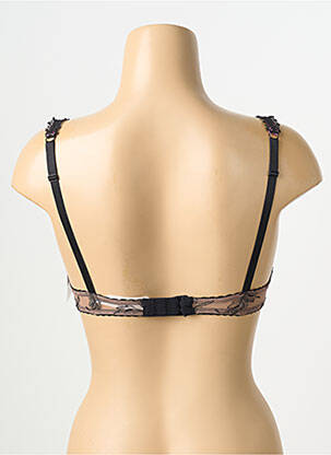 Soutien-gorge effet matière satinée haut soutien-gorge moulé marron AUBADE femme