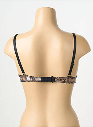 Soutien-gorge effet matière satinée haut soutien-gorge moulé marron AUBADE femme