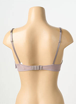 Soutien-gorge effet matière satinée haut soutien-gorge push-up gris AUBADE femme
