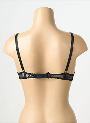 Soutien-gorge effet matière satinée haut soutien-gorge moulé noir AUBADE femme