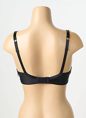 Soutien-gorge effet matière satinée haut soutien-gorge moulé noir KARL LAGERFELD X AUBADE femme