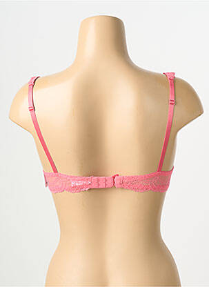 Soutien-gorge effet matière satinée haut soutien-gorge moulé rose AUBADE femme