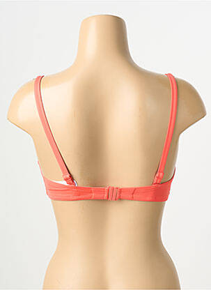 Haut de maillot de bain bretelles élastiquées ajustables haut soutien-gorge balconnet orange SIMONE PERELE femme