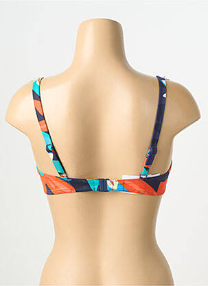 Haut de maillot de bain stretch haut soutien-gorge emboitant bleu SIMONE PERELE femme