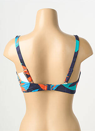 Haut de maillot de bain stretch haut soutien-gorge emboitant bleu SIMONE PERELE femme