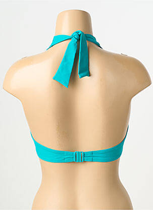 Haut de maillot de bain stretch haut triangles bleu SIMONE PERELE femme