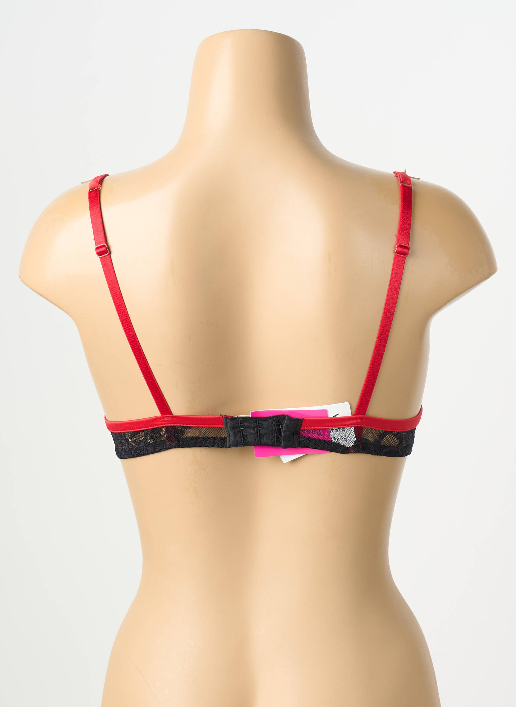 Soutien-gorge effet matière satinée haut soutien-gorge push-up rouge PASSIONATA femme