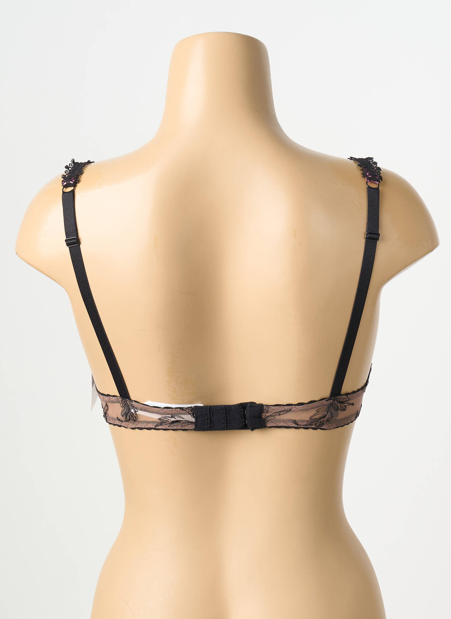 Soutien-gorge effet matière satinée haut soutien-gorge moulé marron AUBADE femme
