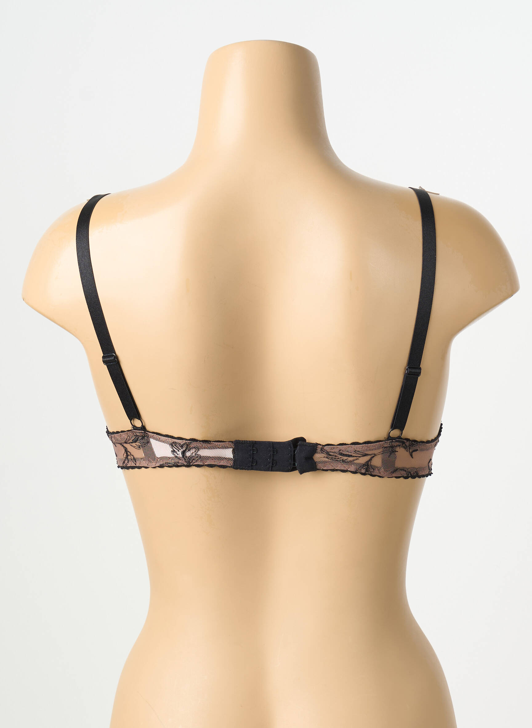 Soutien-gorge effet matière satinée haut soutien-gorge moulé marron AUBADE femme