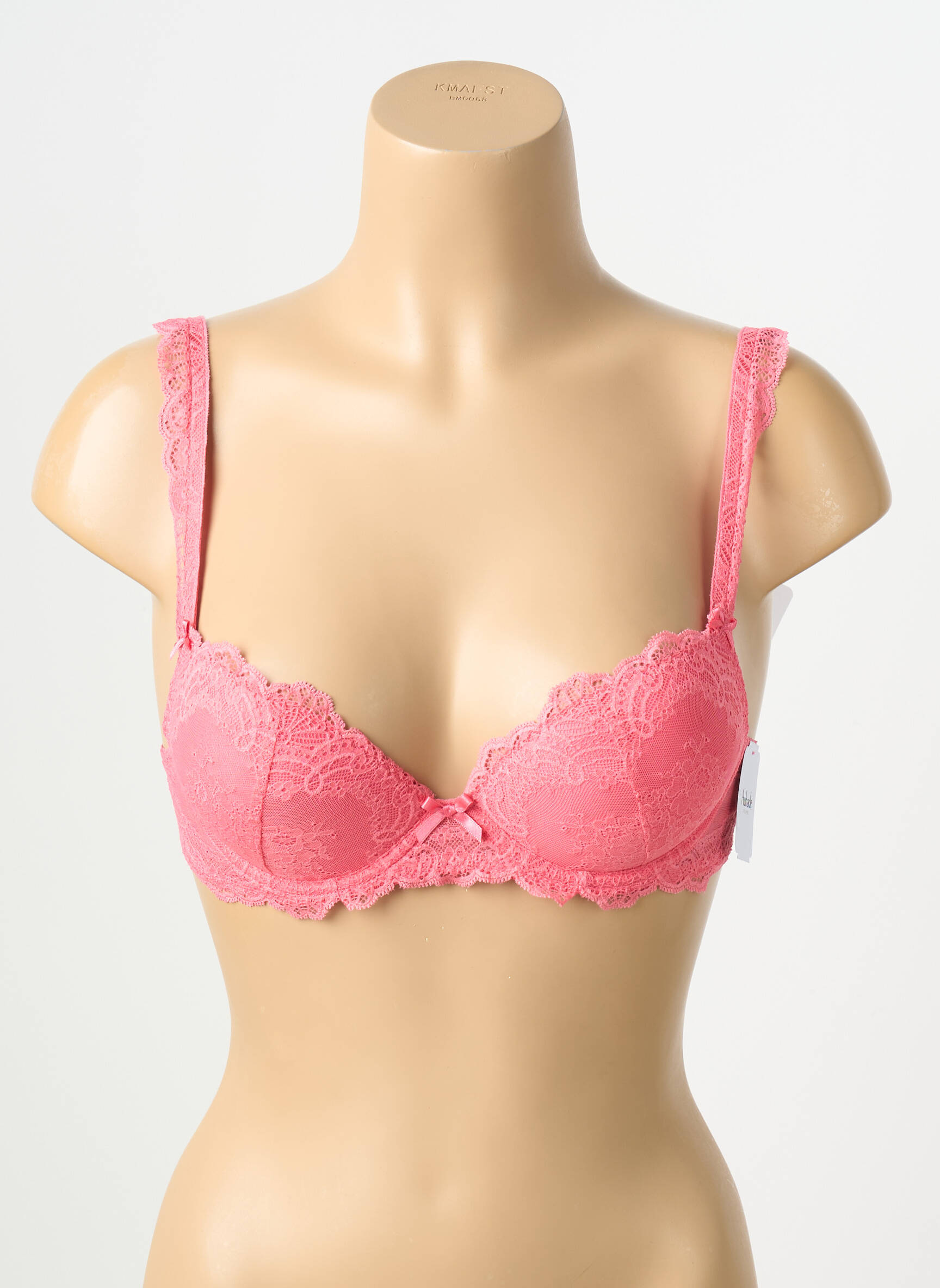 Soutien-gorge effet matière satinée haut soutien-gorge moulé rose AUBADE femme